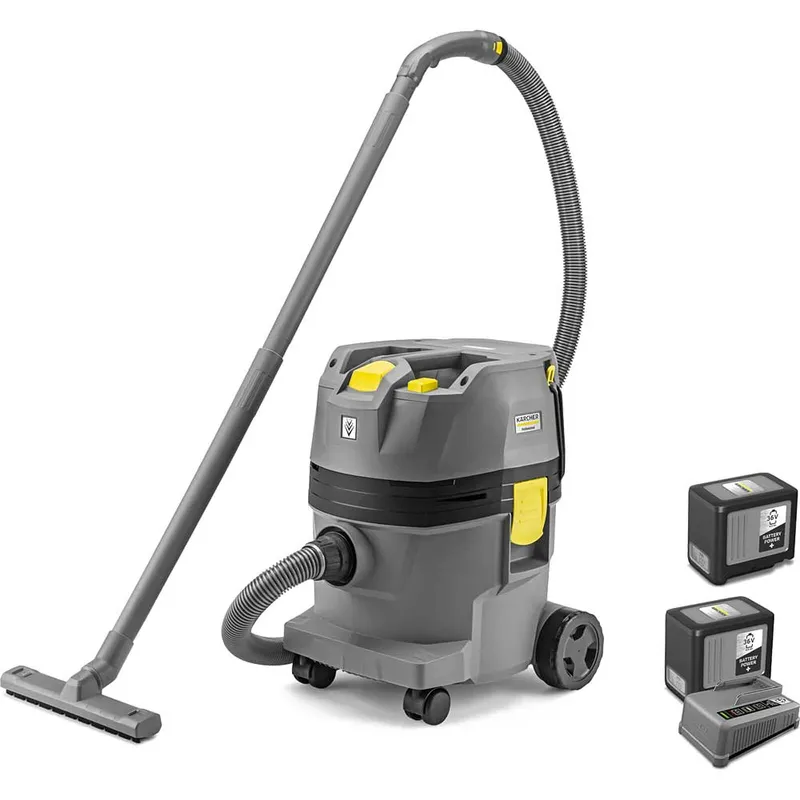 Karcher NT 22/1 AP BP L Professional 36v Cordless Wet and Dry Vacuum Cleaner 22L