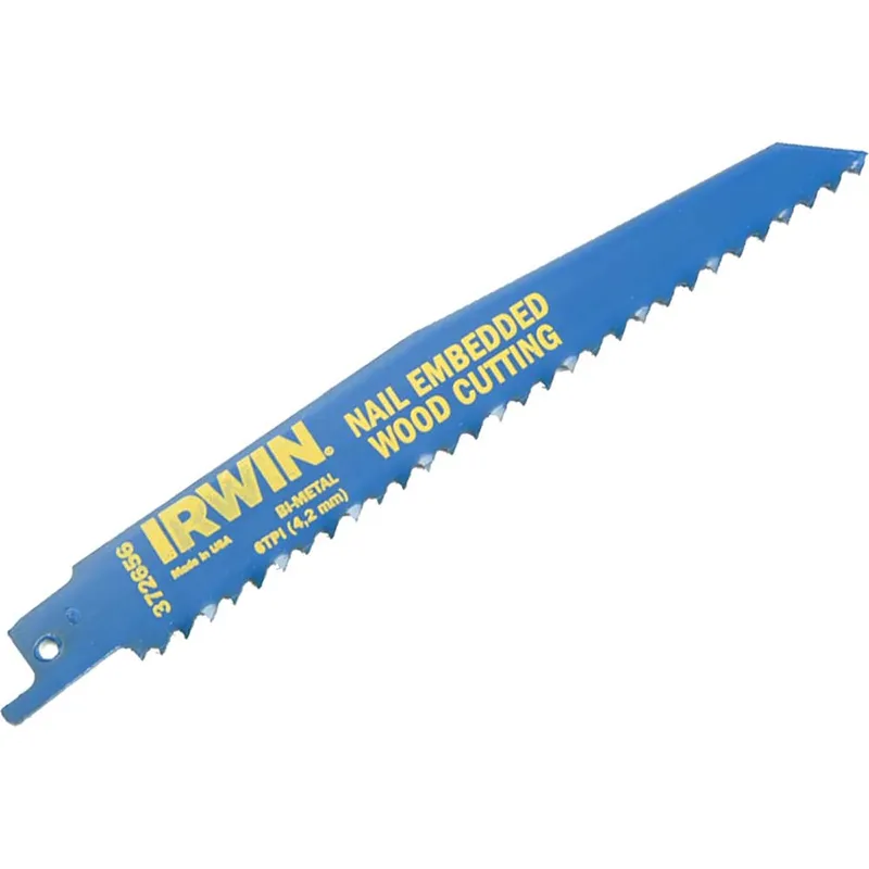 Irwin 956R Reciprocating Saw Blades for Wood and Nails
