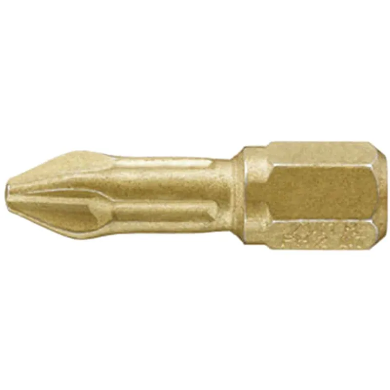 Wiha Gold Pozi Screwdriver Bits