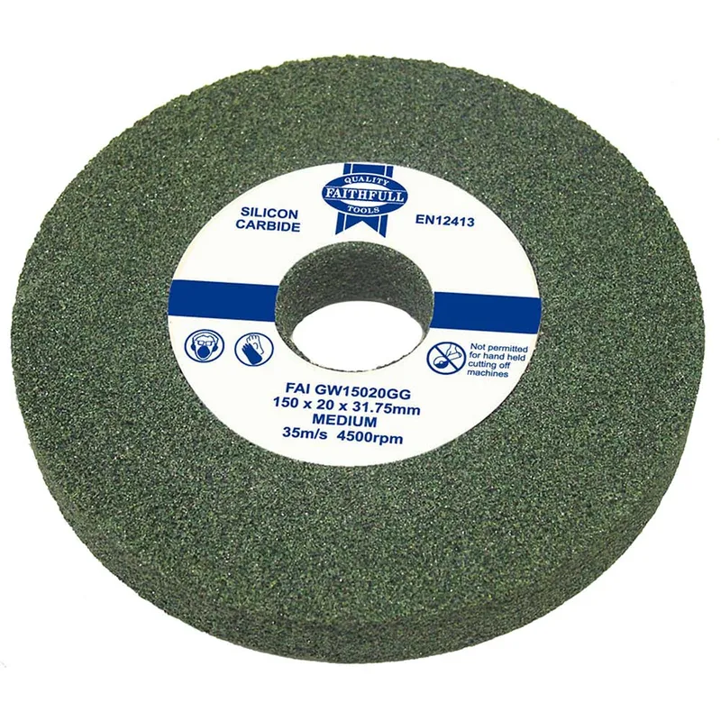 Faithfull Green Silicone Carbide Grinding Wheel