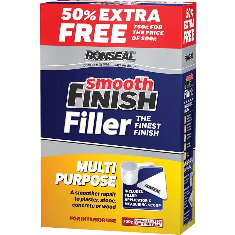 Ronseal Smooth Finish Multi Purpose Interior Wall Powder Filler
