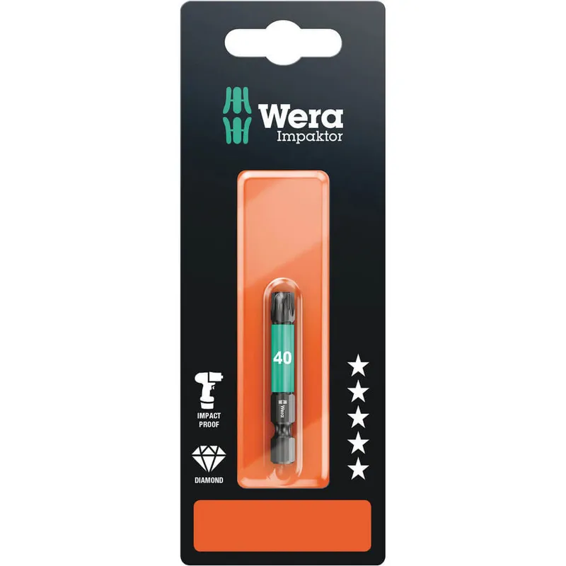 Wera 867/1 Impaktor Torx Screwdriver Bits