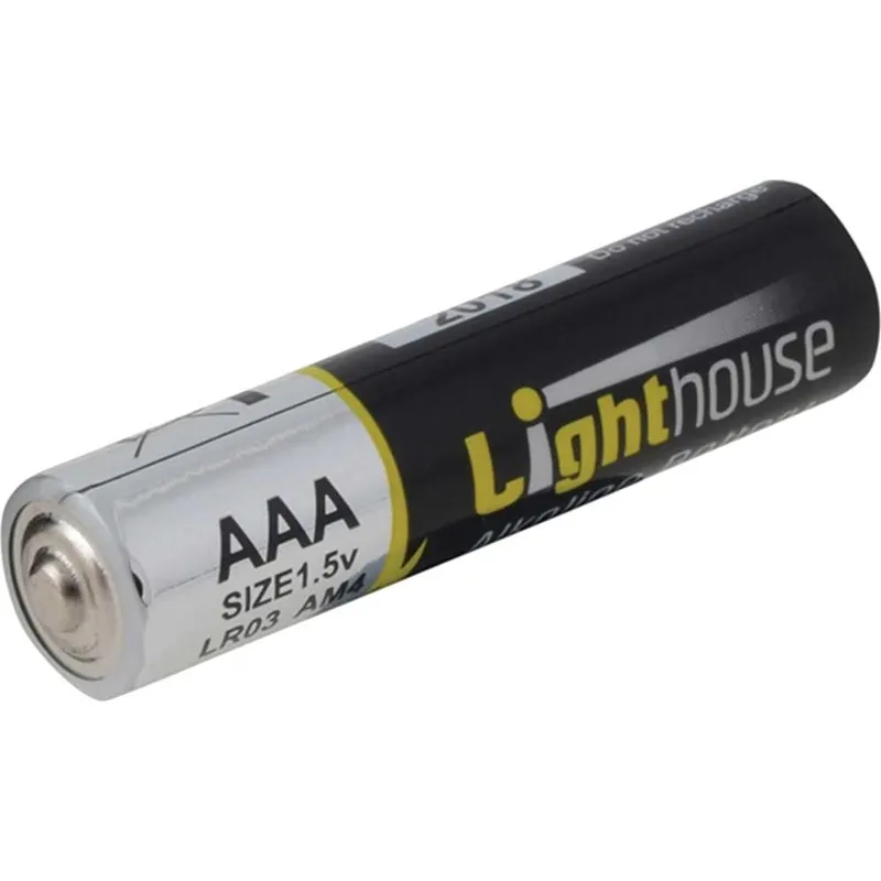 Lighthouse LR03 Extra Long Life AAA Alkaline Batteries