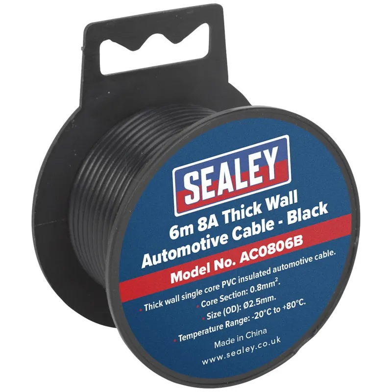 Sealey Automotive Cable 8amp
