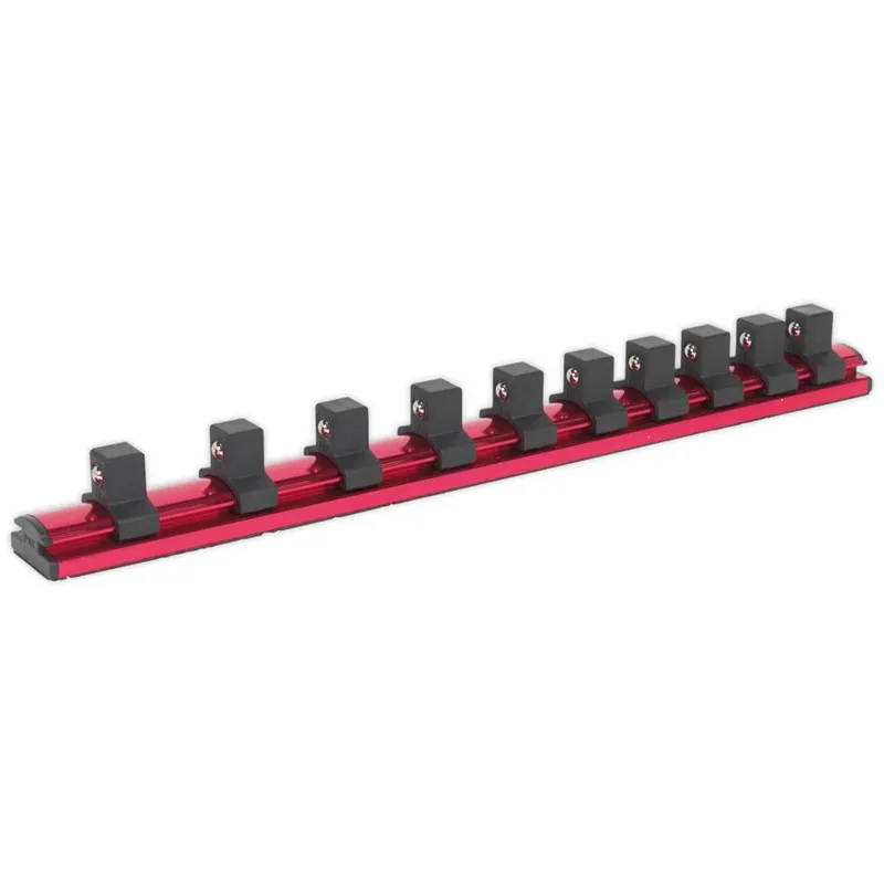 Sealey 1/2" Drive Magnetic Socket Retaining Rail 10 Clips