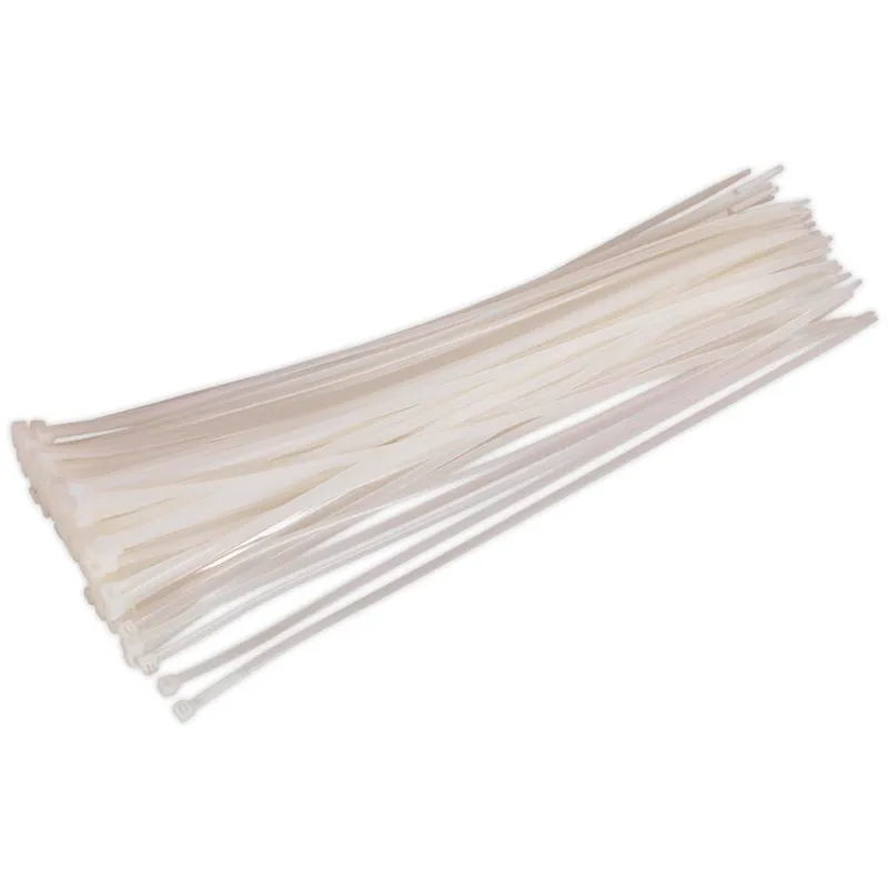 Sealey White Cable Ties