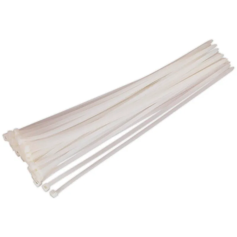 Sealey White Cable Ties