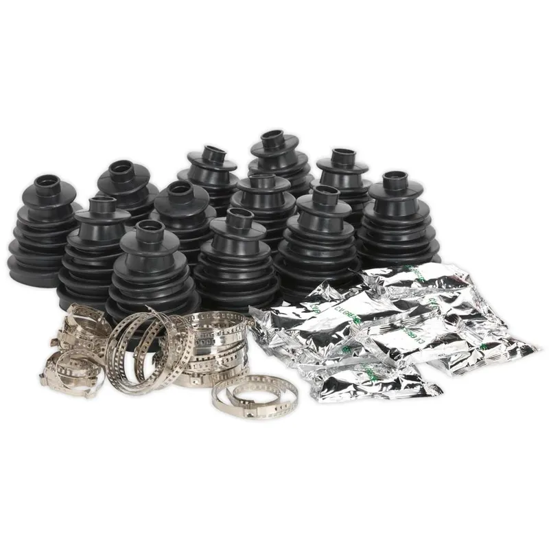 Sealey Universal Stretch CVJ Boot Pack of 12