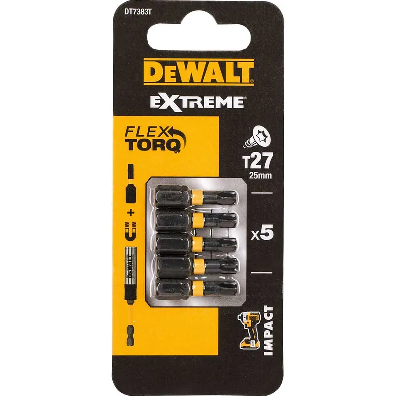 DeWalt Torx Extreme Impact Torsion Screwdriver Bit