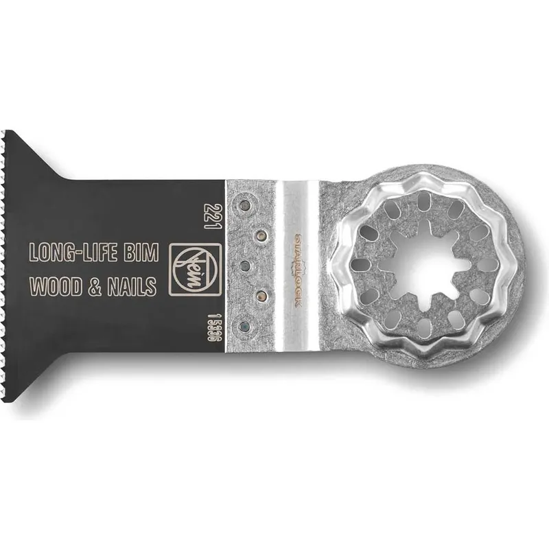 Fein E-Cut BIM Long Life Starlock Oscillating Multi Tool Saw Blade for Wood and Nails
