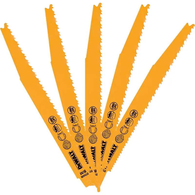 DeWalt S3456XF Progressor Wood and Nails Reciprocating Sabre Saw Blades