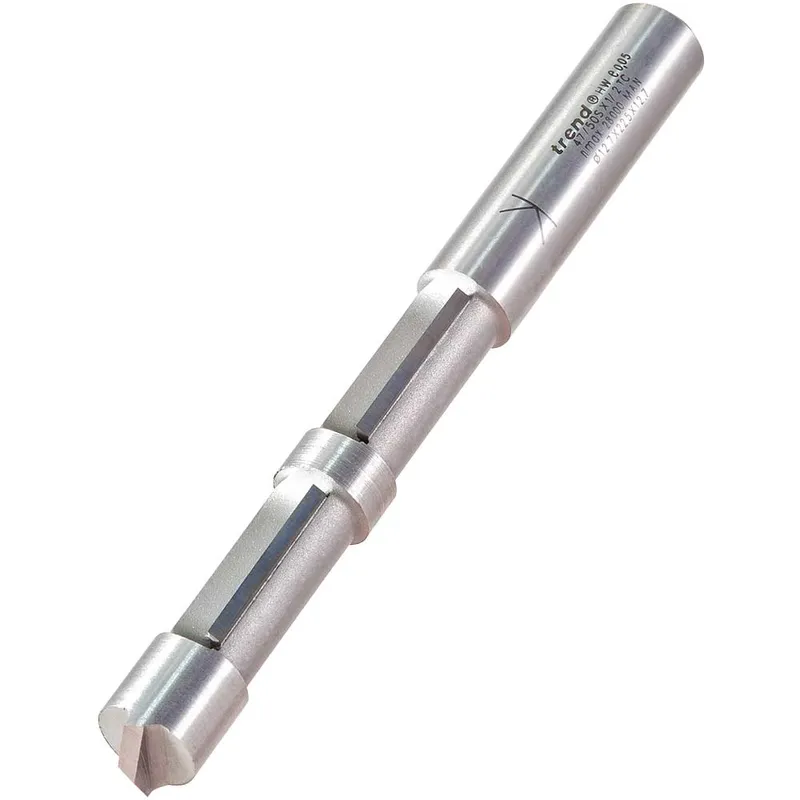 Trend Caravan Ind Guided Pierce and Trim Double Two Flute Router Cutter