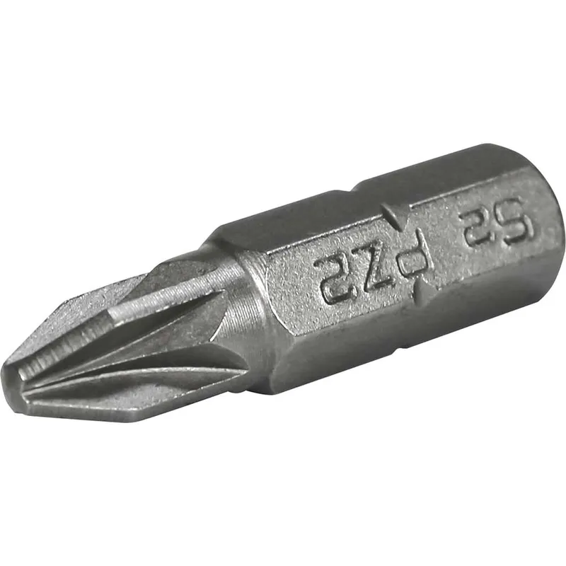 Faithfull Pozi S2 Grade Steel Screwdriver Bits