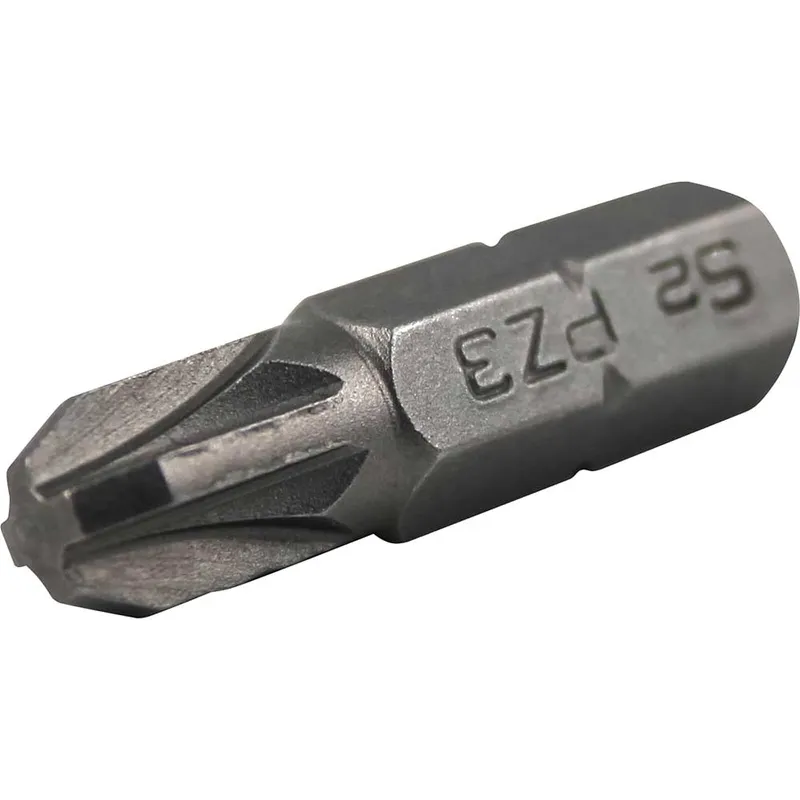 Faithfull Pozi S2 Grade Steel Screwdriver Bits