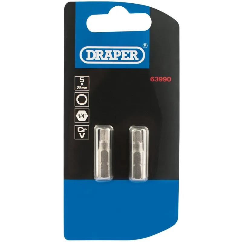 Draper Hex Screwdriver Bit