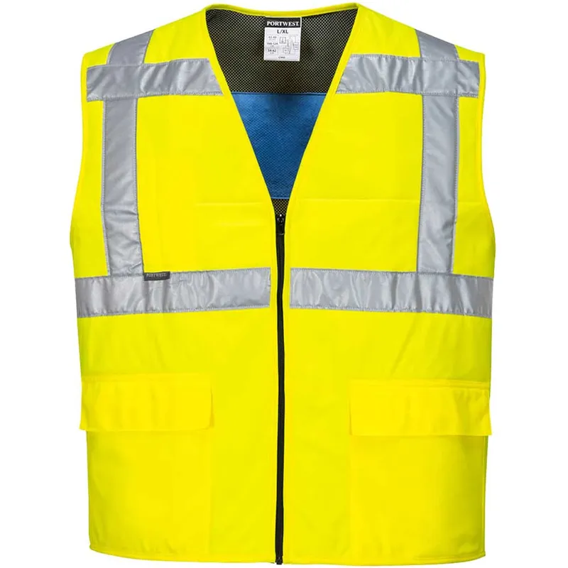 Portwest Cooling Class 2 Hi Vis Waistcoat