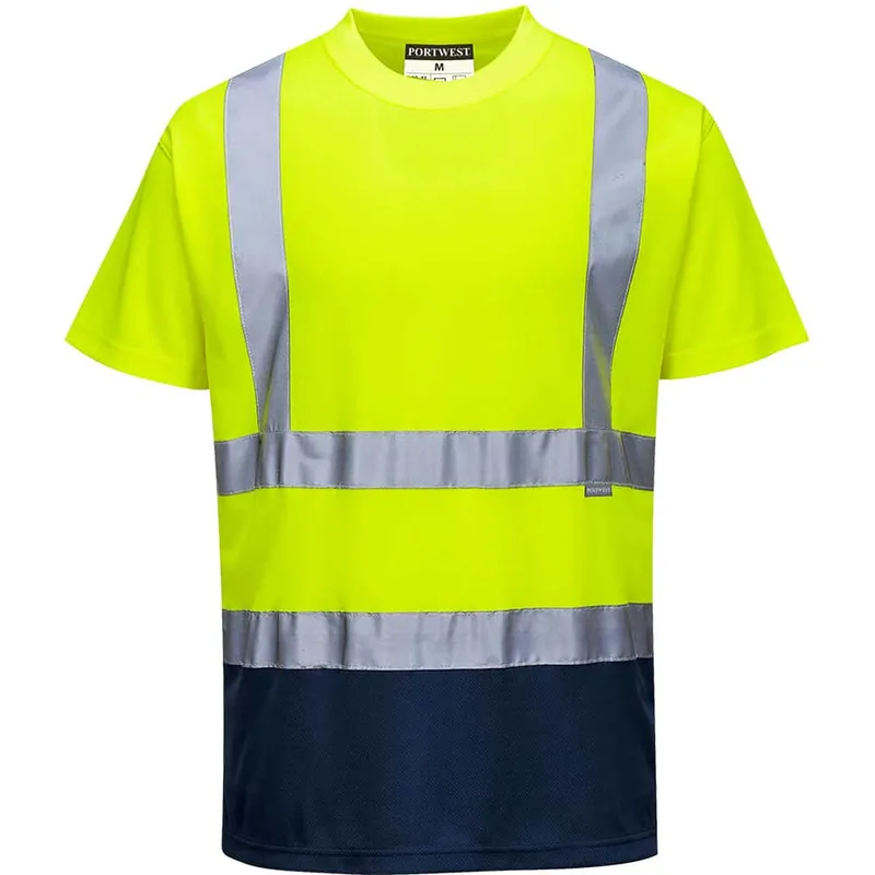 Portwest Hi Vis Contrast Short Sleeve T Shirt