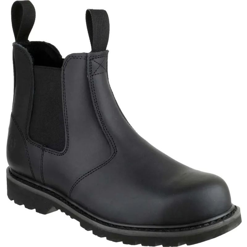 Amblers Mens Safety FS5 Goodyear Welted Pull On Safety Dealer Boots