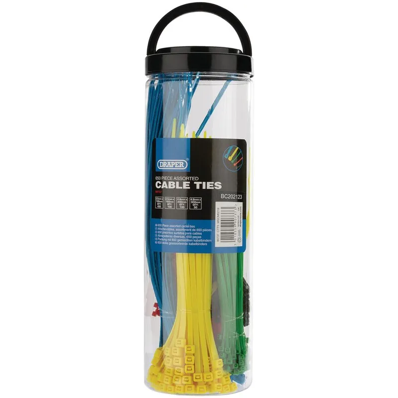 Draper Assorted Nylon Cable Ties