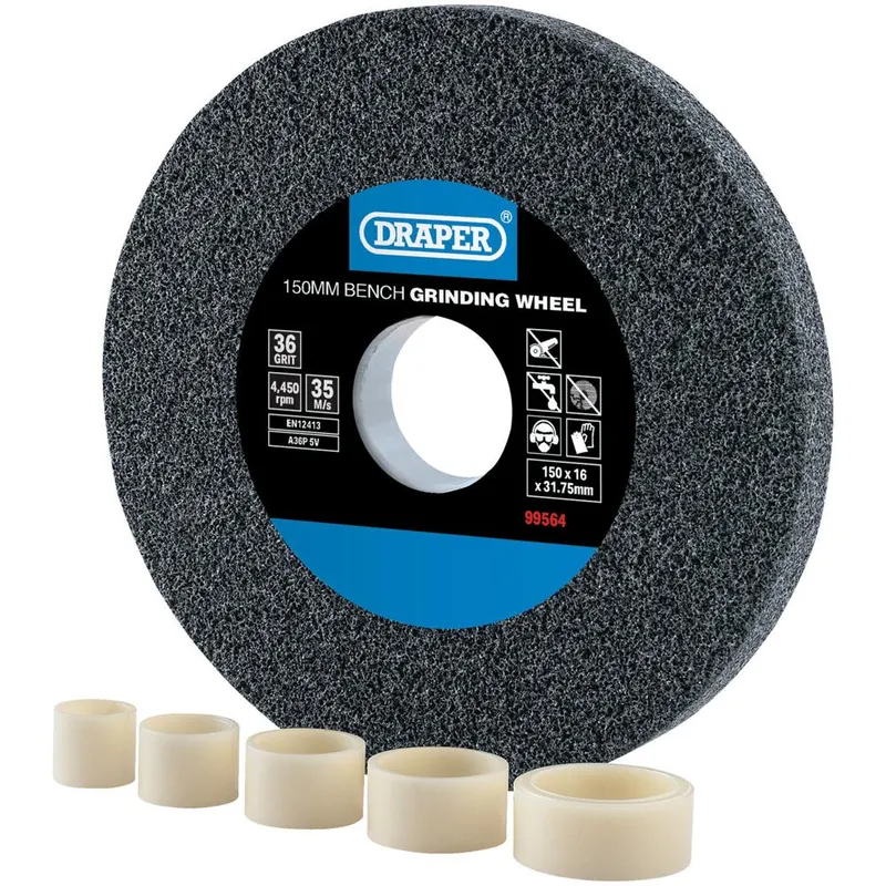 Draper Aluminium Oxide Bench Grinding Wheel