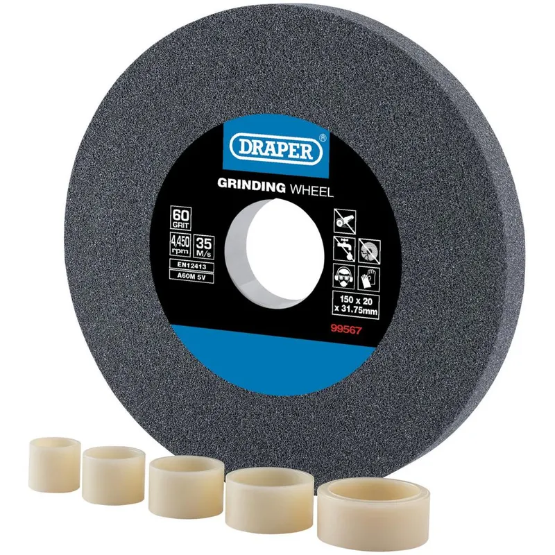 Draper Aluminium Oxide Bench Grinding Wheel