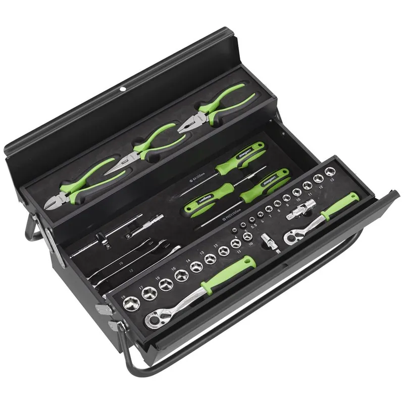 Siegen 70 Piece Cantilever Tool Box Tool Set