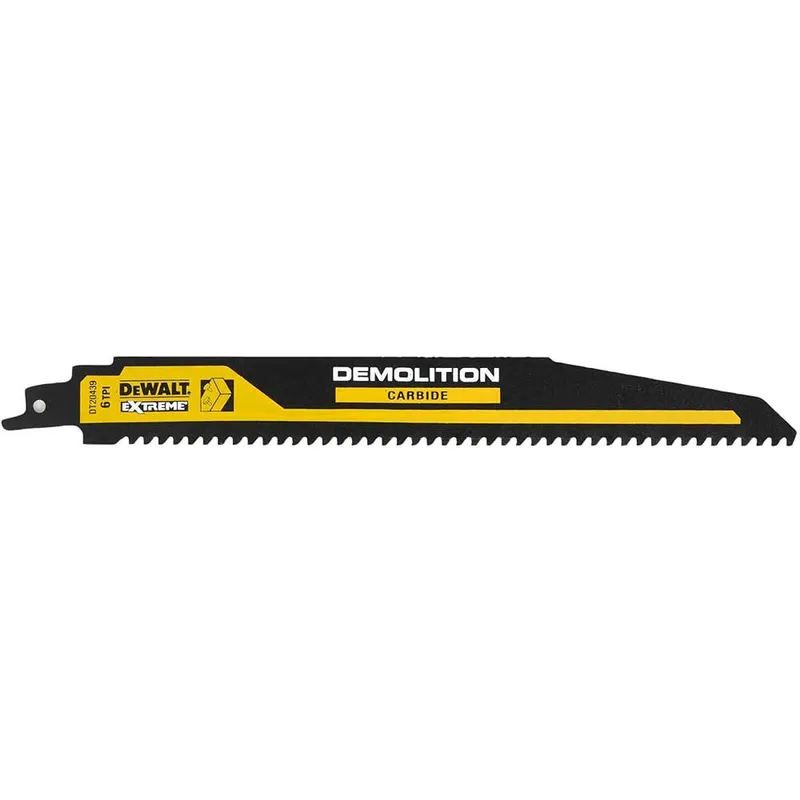 DeWalt Demolition Carbide Reciprocating Sabre Saw Blades Wood Nails