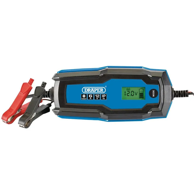 Draper BCI6 Smart Charger and Battery Maintainer 6v/12v 6A