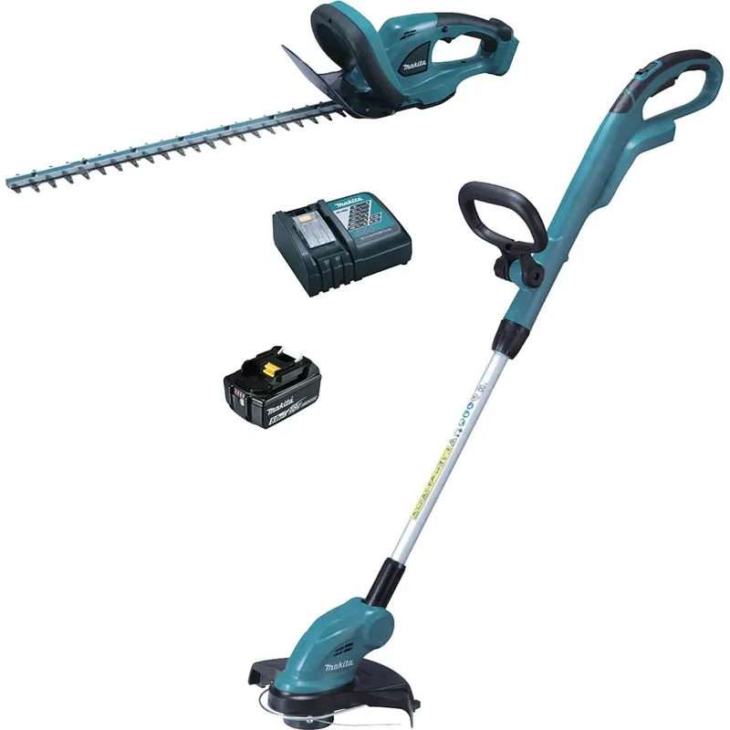 Makita 18v LXT Cordless Hedge and Grass Trimmer Kit
