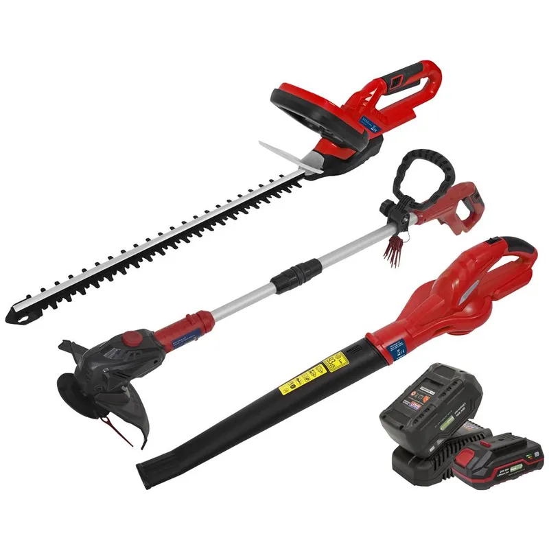 Sealey CP20V 20v Cordless 3 Piece Garden Power Tool Kit