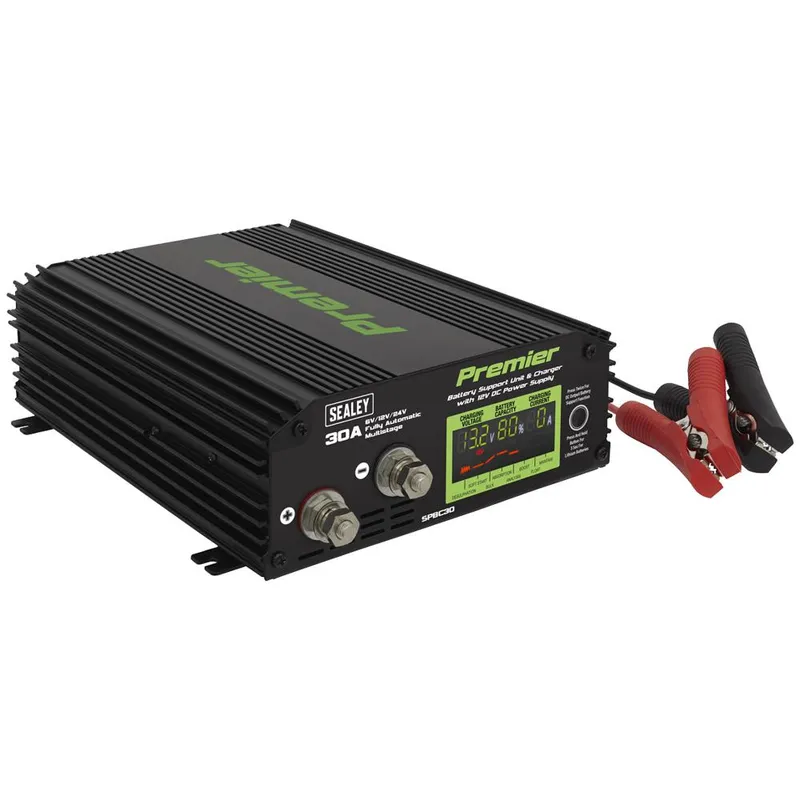 Sealey SPBC30 Battery Support Unit and Charger 30 Amp