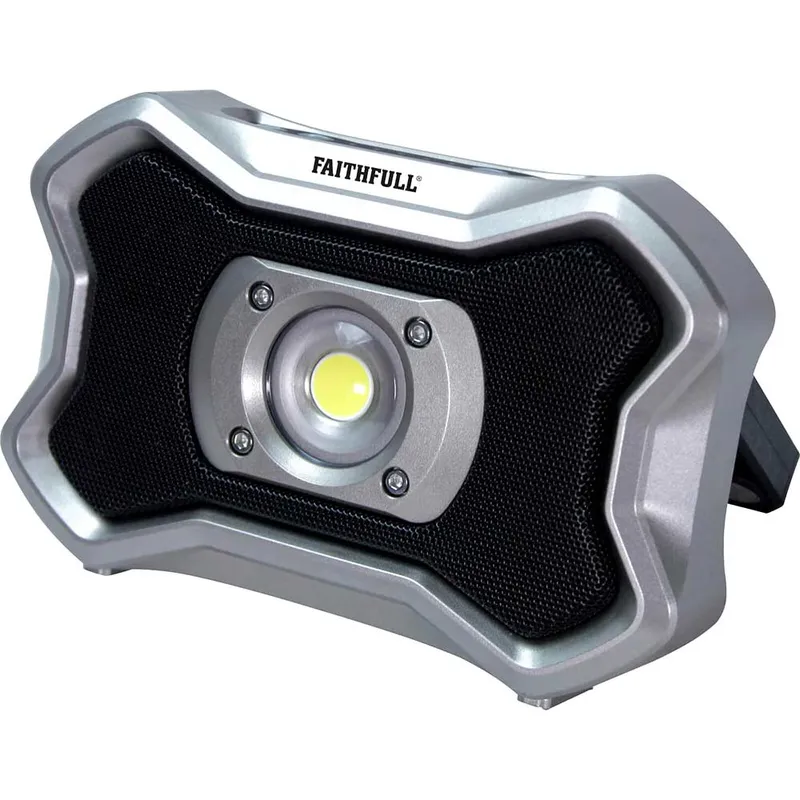 Faithfull Rechargeable Worklight and Speaker
