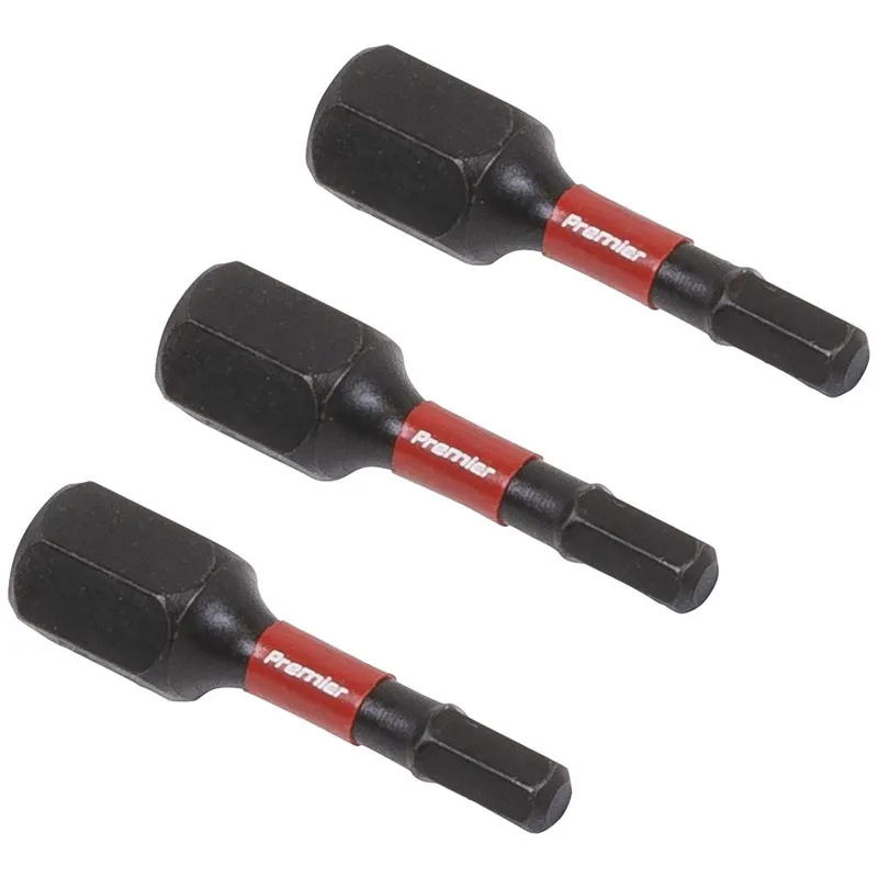 Sealey Impact Power Tool Hexagon Screwdriver Bits