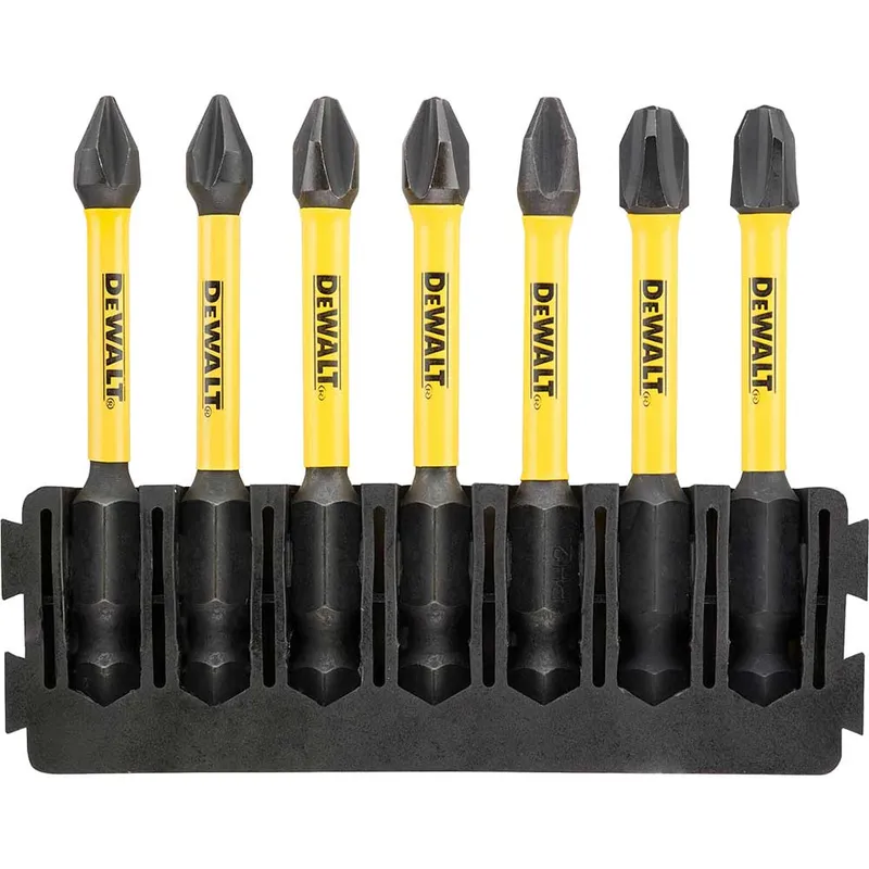 DeWalt 7 Piece FlexTorq Phillips Screwdriver Bit Bar Set