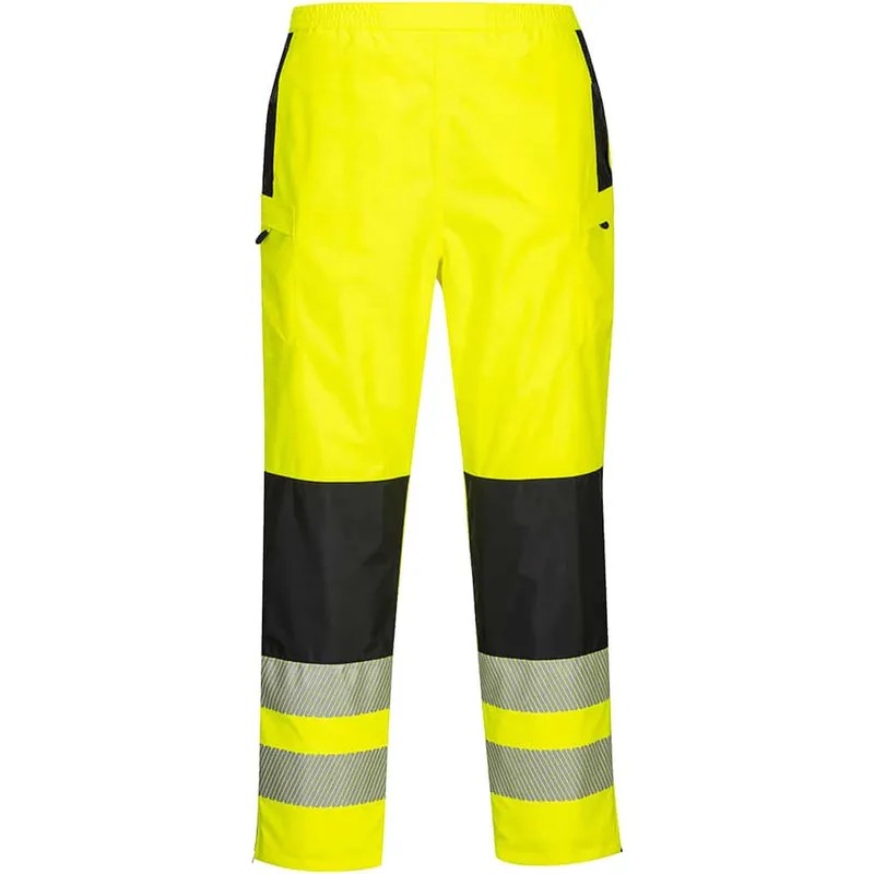Oxford Weave 300D Class 2 PW3 Hi Vis Womens Waterproof Rain Trousers