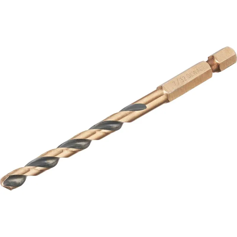 DeWalt Black and Gold Hex Impact HSS Drill Bit