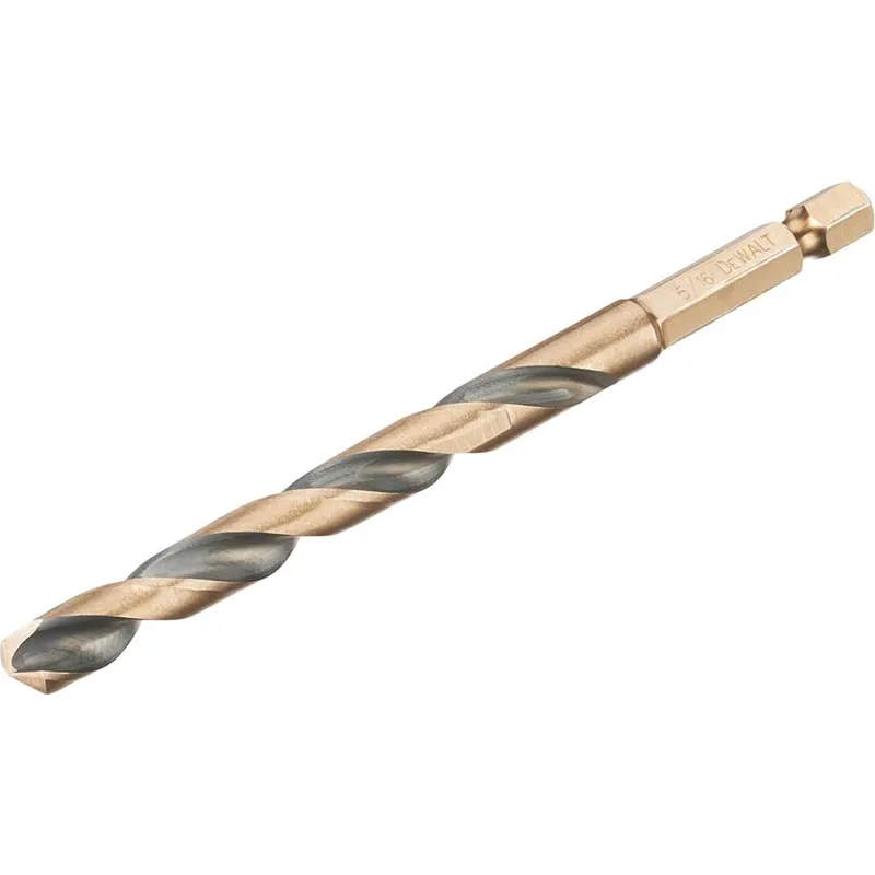 DeWalt Black and Gold Hex Impact HSS Drill Bit