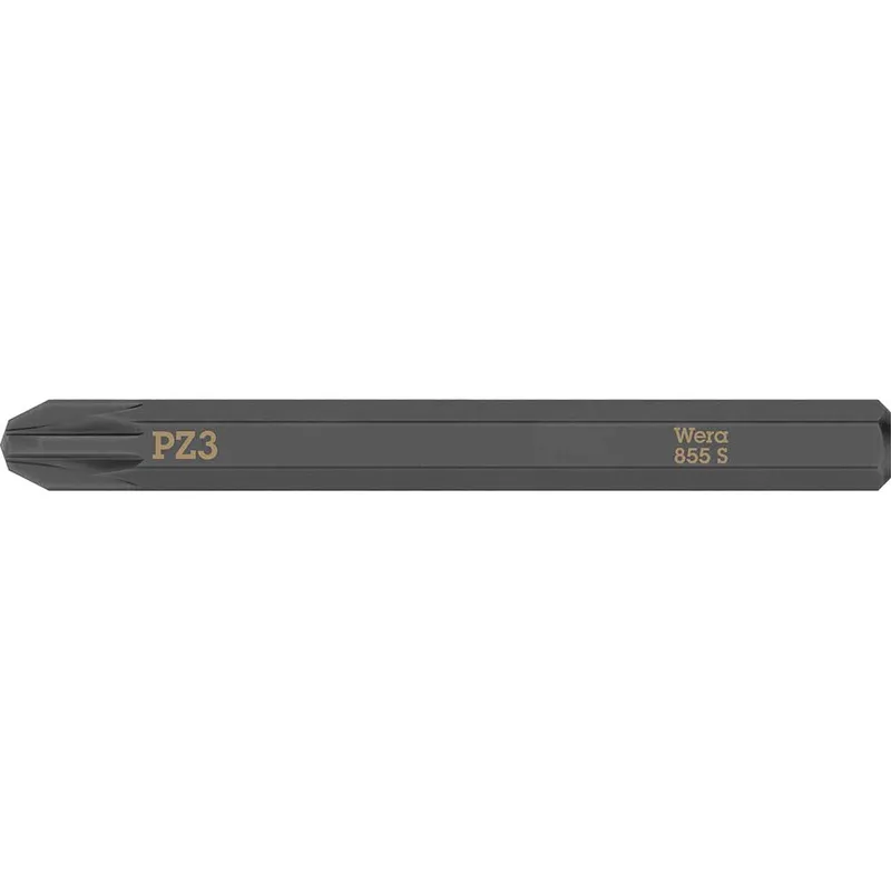 Wera 855 S Pozi Screwdriver Bit for Hand Impact Drivers