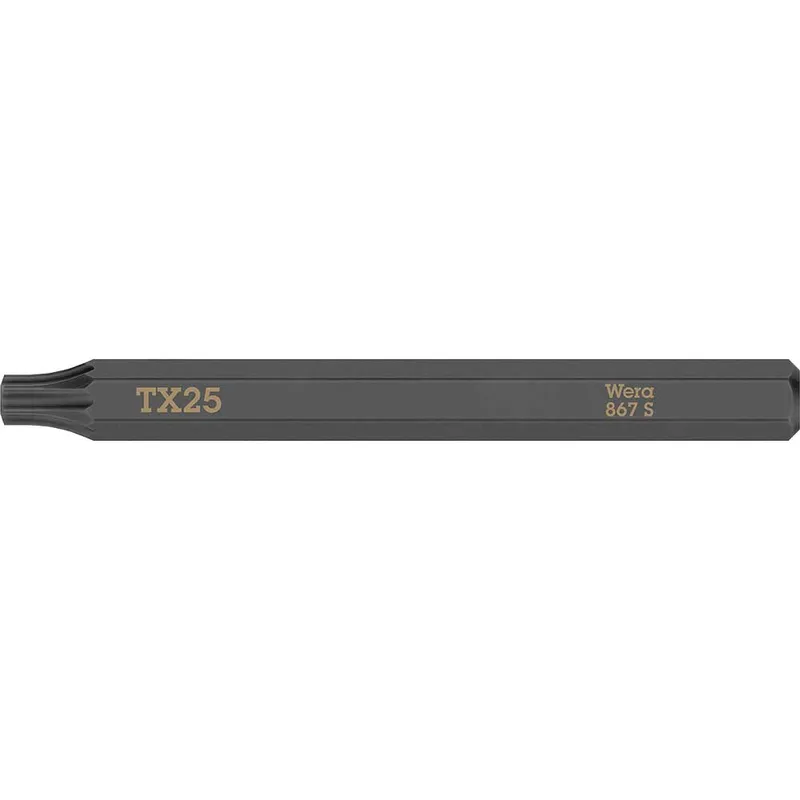 Wera 867 S Torx Screwdriver Bit for Hand Impact Drivers