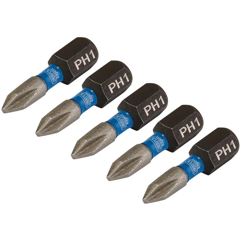 Draper Expert Impact Phillips Screwdriver Bits