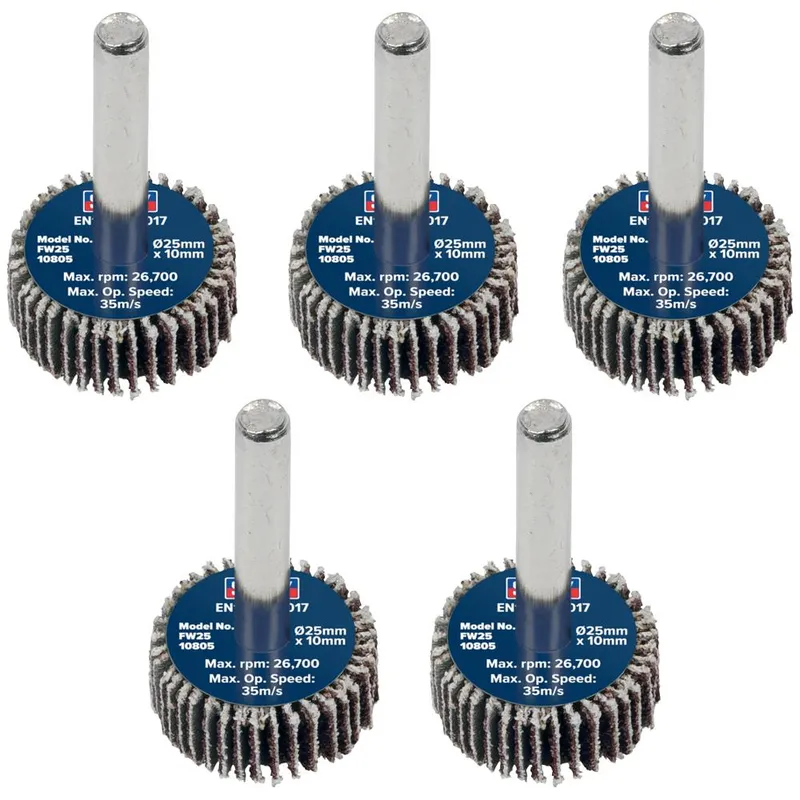 Sealey Flap Wheels Pack Of 5