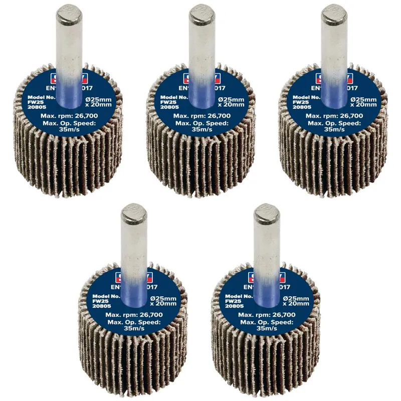 Sealey Flap Wheels Pack Of 5