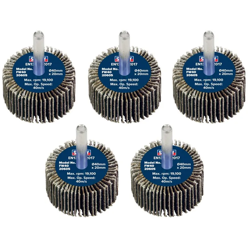 Sealey Flap Wheels Pack Of 5