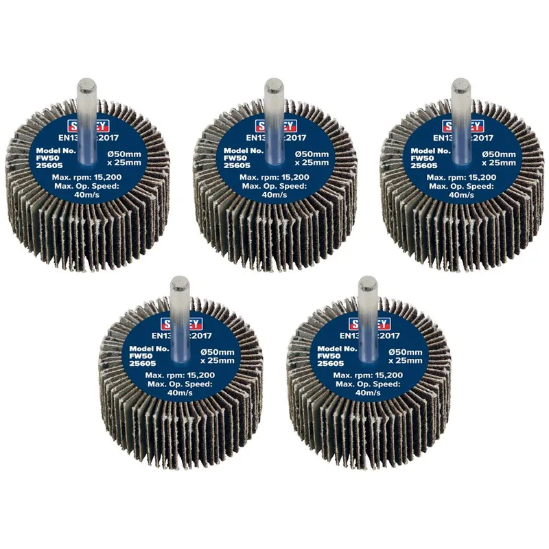 Sealey Flap Wheels Pack Of 5