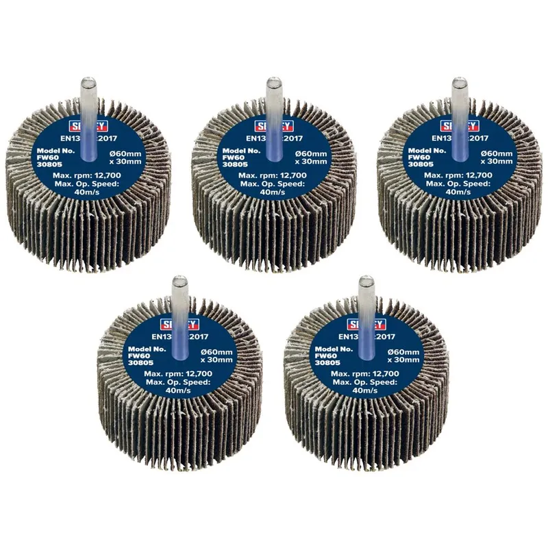 Sealey Flap Wheels Pack Of 5