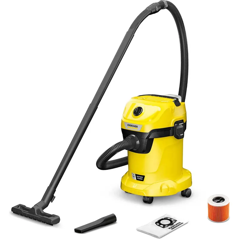 Karcher WD 3-18 18v Cordless Wet and Dry Vacuum Cleaner