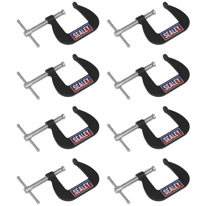 Sealey 8 Piece Junior G Clamp Set