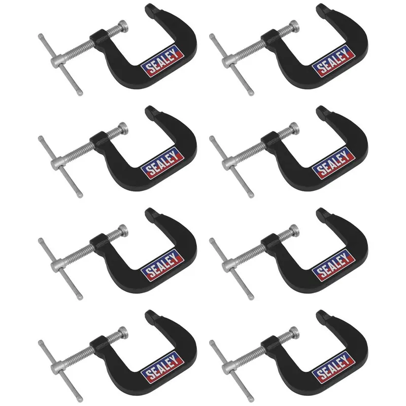 Sealey 8 Piece Junior G Clamp Set