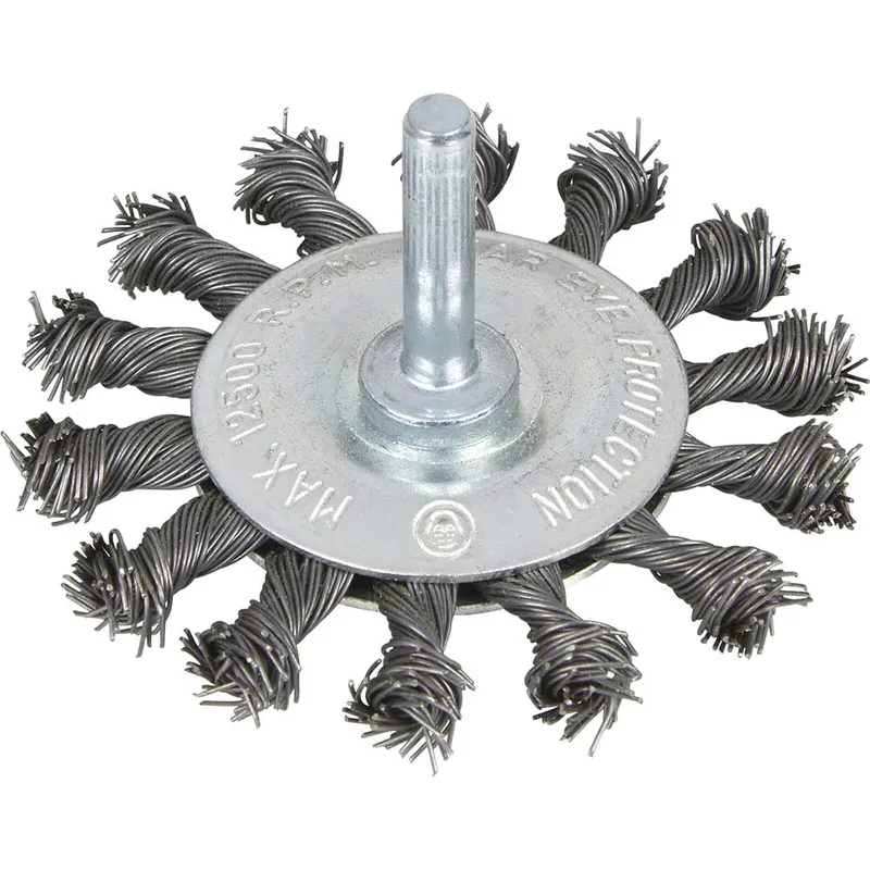 Bluespot Twist Knot Flat Wire Wheel