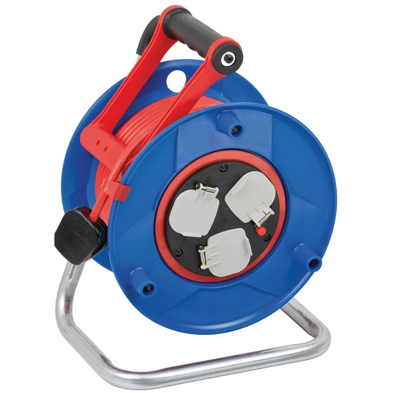Brennenstuhl Garant Bretec Anti Twist 3 Socket Cable Extension Reel 240v